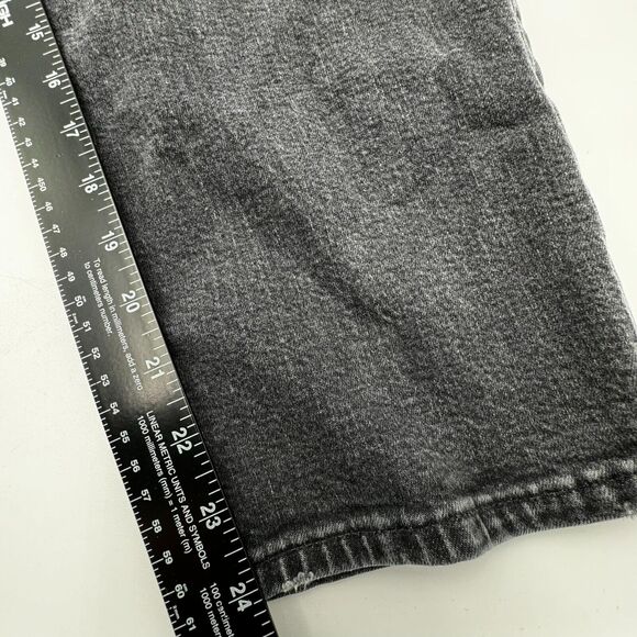 MADEWELL | Size 35 Perfect Vintage Crop Jeans Stretch Denim Pants Gray Black - Picture 13 of 13